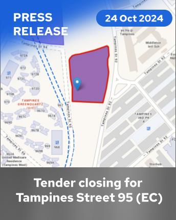 OrangeTee comments on tender closing at Tampines Street 95 (EC)